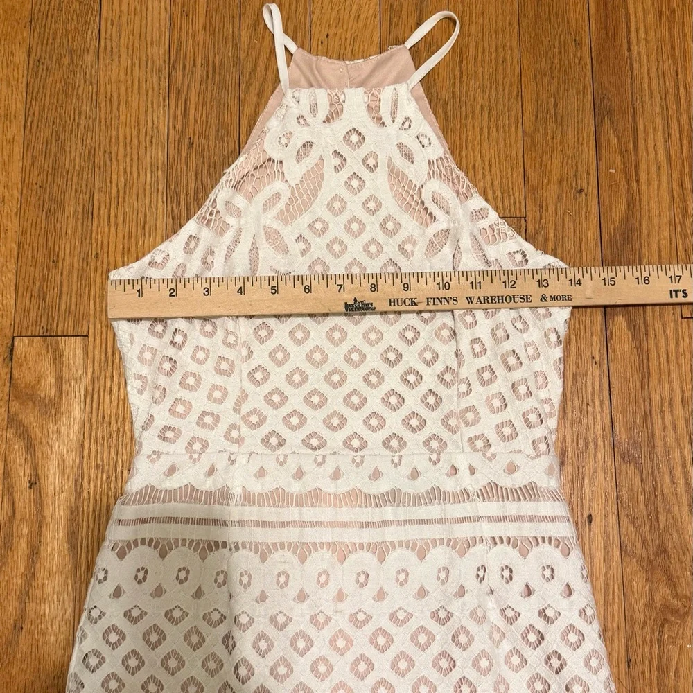 Lulu's Steal A Kiss White Lace Dress - Picture 2 of 7